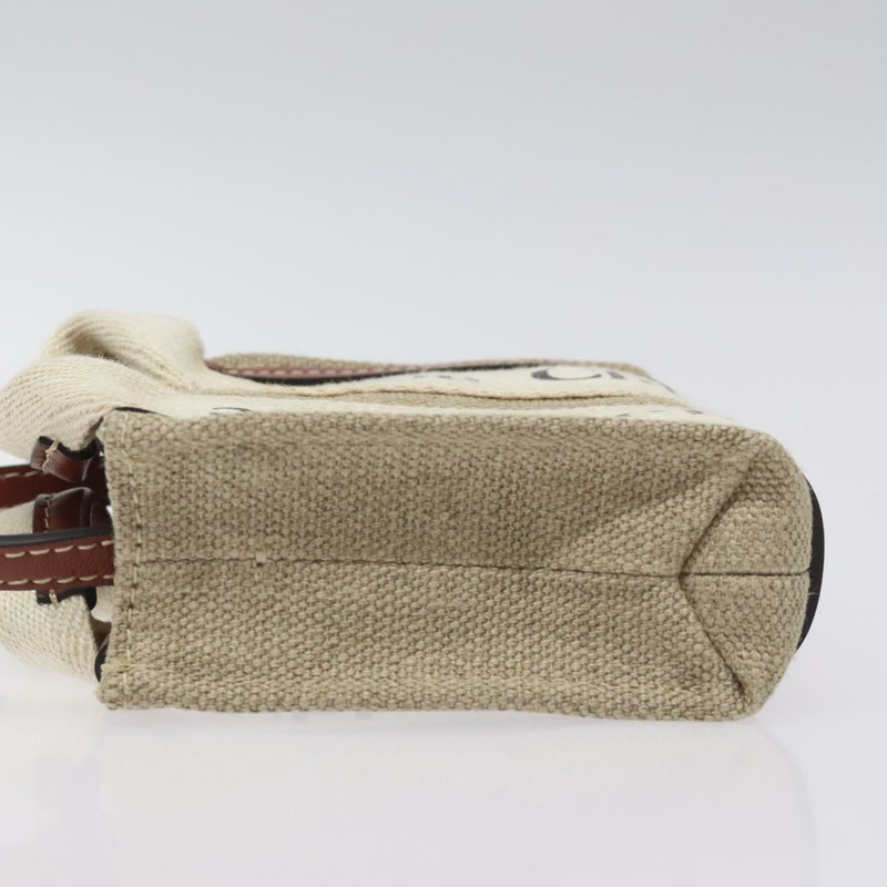 【日本直送】Chloe Woody 手袋 帆布 兩用 象牙色 正品 130865AM-3