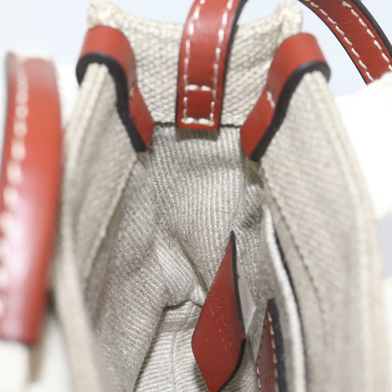 【日本直送】Chloe Woody 手袋 帆布 兩用 象牙色 正品 130865AM-20