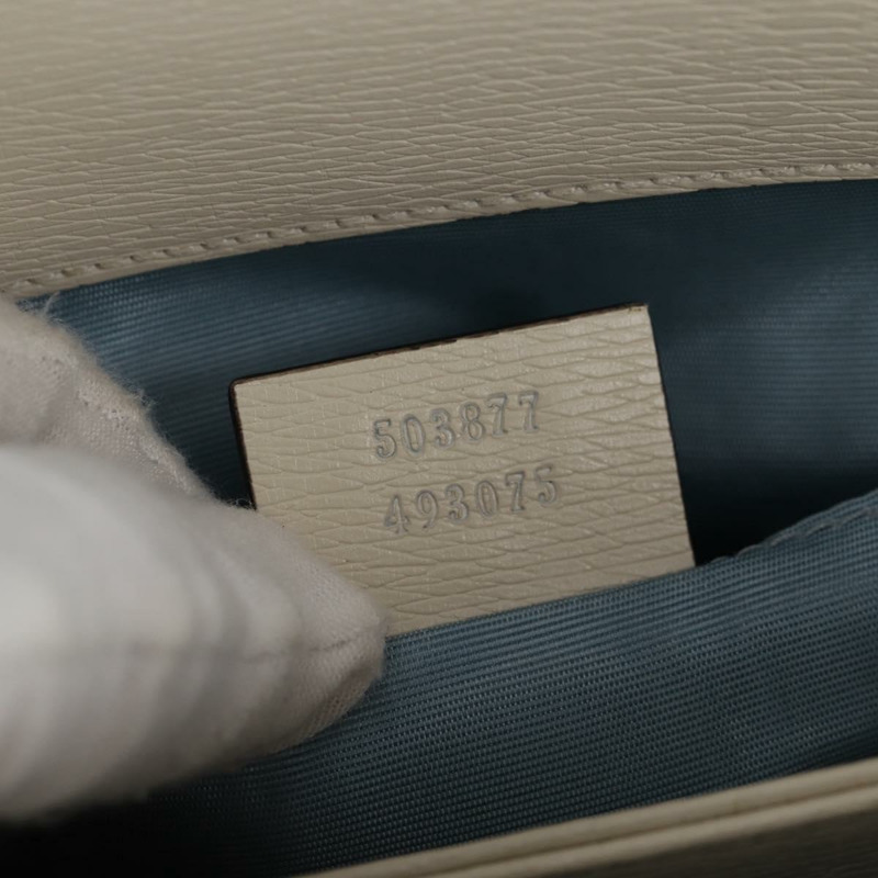 【日本直送】GUCCI Yuko Higuchi 日本限定款鏈條包 白色皮革 503877 正品 BA5090AM-10