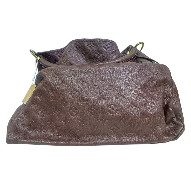 【美收精品】LV 紅色老花壓花肩背包 4-506.-1