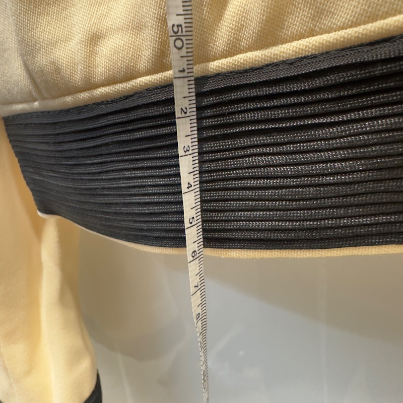 【美收精品】CHANEL 米白色黑邊西裝外套 4-513-11