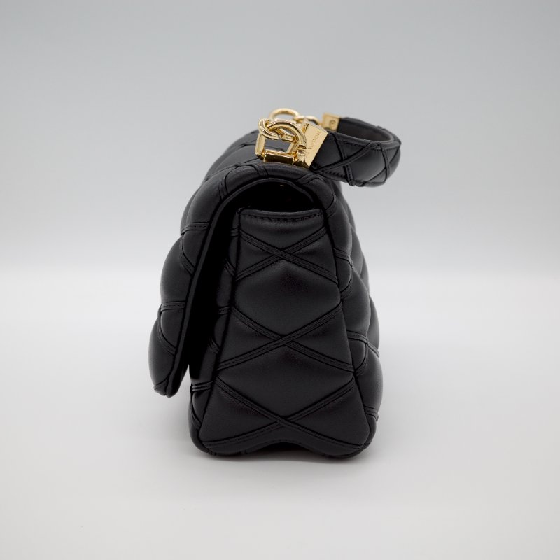 Louis Vuitton 路易威登 GO-14 MM 黑色 小羊皮 手袋  單肩包 斜挎包 手提包-4