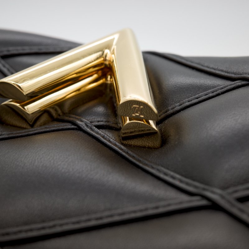 Louis Vuitton 路易威登 GO-14 MM 黑色 小羊皮 手袋  單肩包 斜挎包 手提包-14