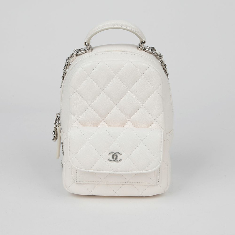 CHANEL 魚子醬紋經典迷你雙肩包 AP3753-1