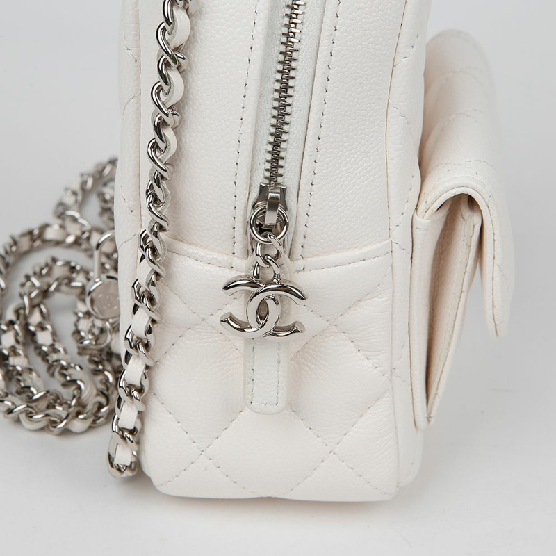 CHANEL 魚子醬紋經典迷你雙肩包 AP3753-7