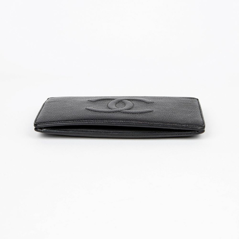 CHANEL 魚子醬皮經典長版皮夾 A48651-5