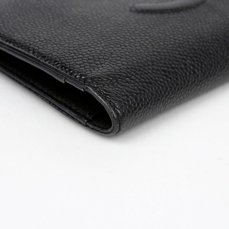 CHANEL 魚子醬皮經典長版皮夾 A48651-7