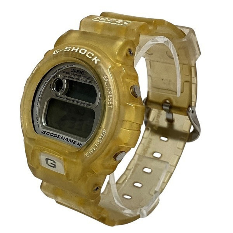 卡西歐 G-SHOCK DW-6910K 石英 Irukaji 型號 Fremantle 黃色男士手錶-1