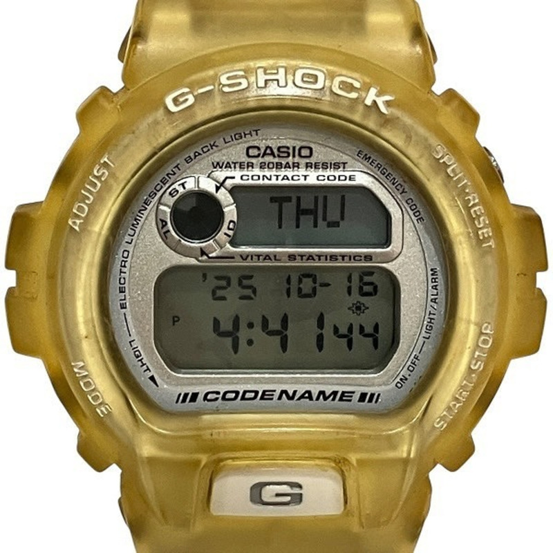 卡西歐 G-SHOCK DW-6910K 石英 Irukaji 型號 Fremantle 黃色男士手錶-3