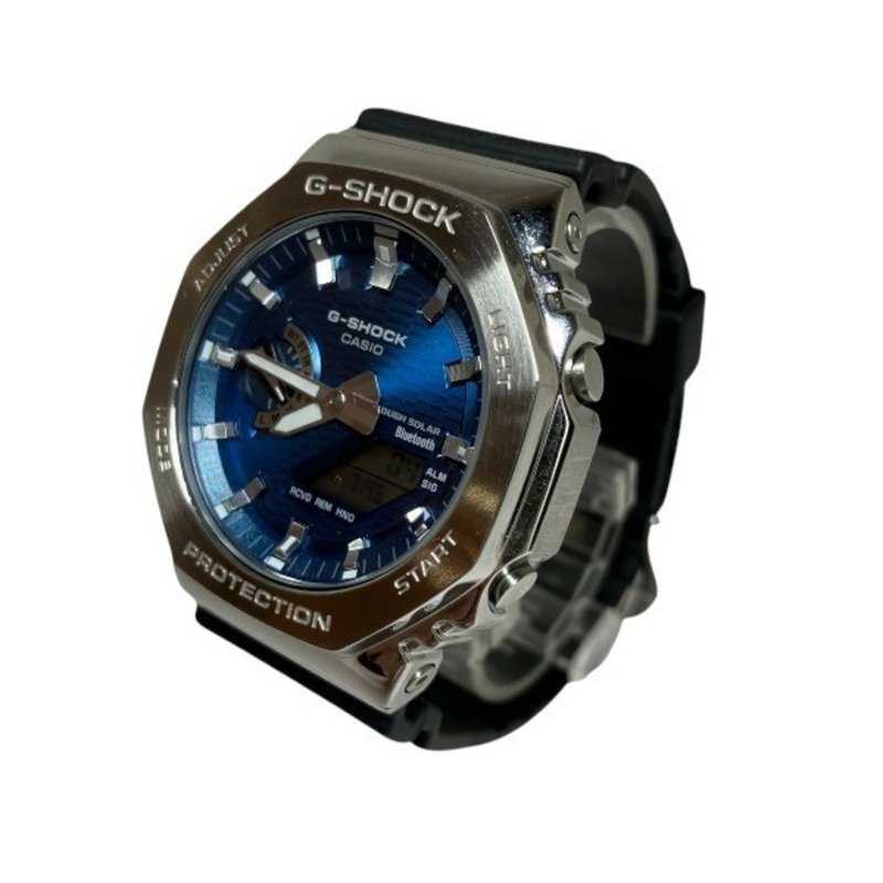 卡西歐 G-SHOCK GBM-2100 太陽能藍錶盤男士手錶-1