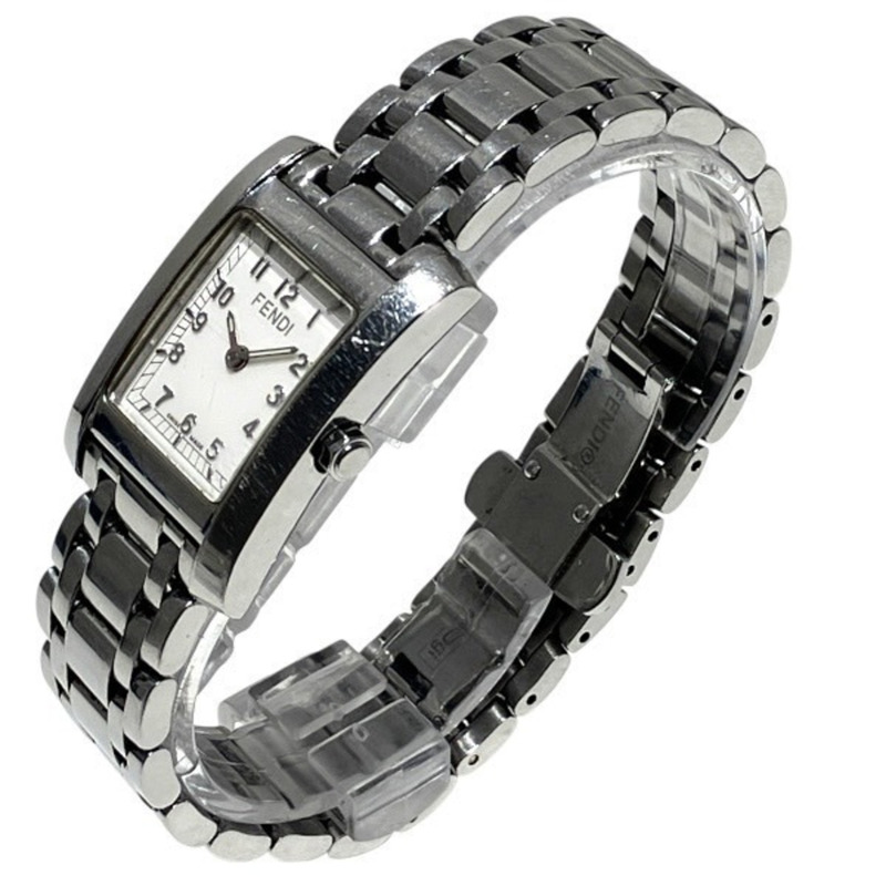 Fendi 7000L 石英腕錶，白色錶盤，女款-1