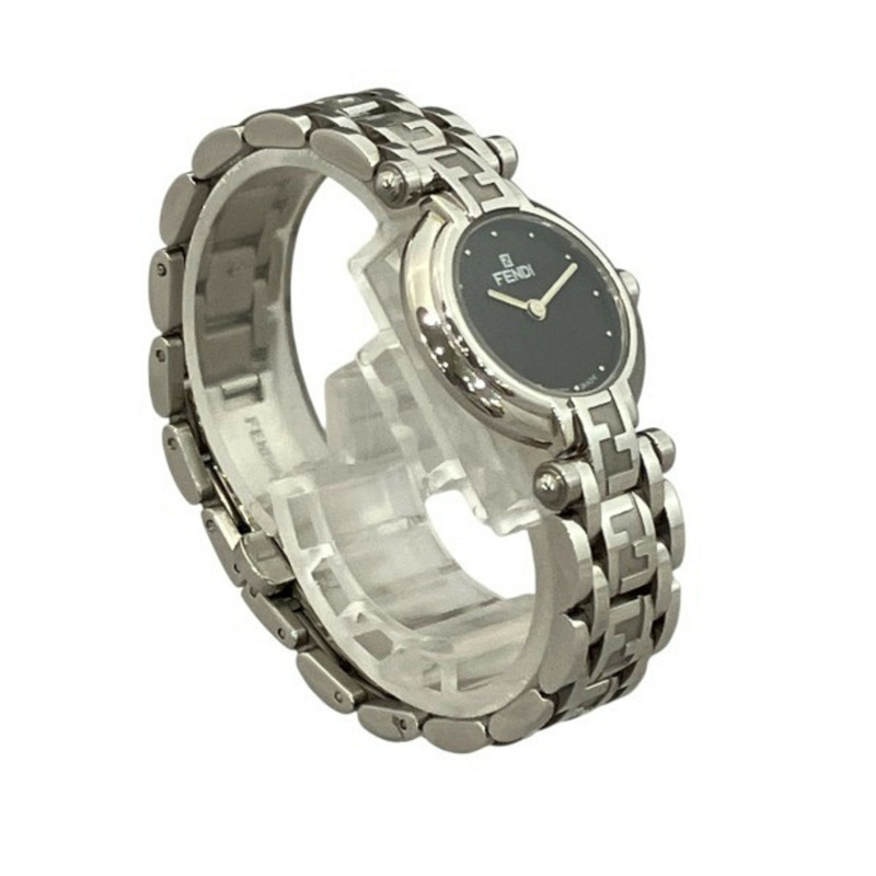 Fendi 750L 女士石英腕錶，黑色錶盤-2