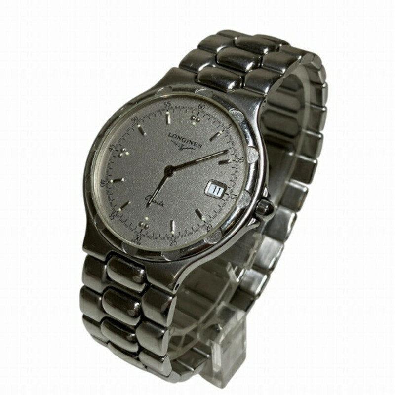 浪琴錶 Conquest L1.614.4 石英日期男士腕錶-1