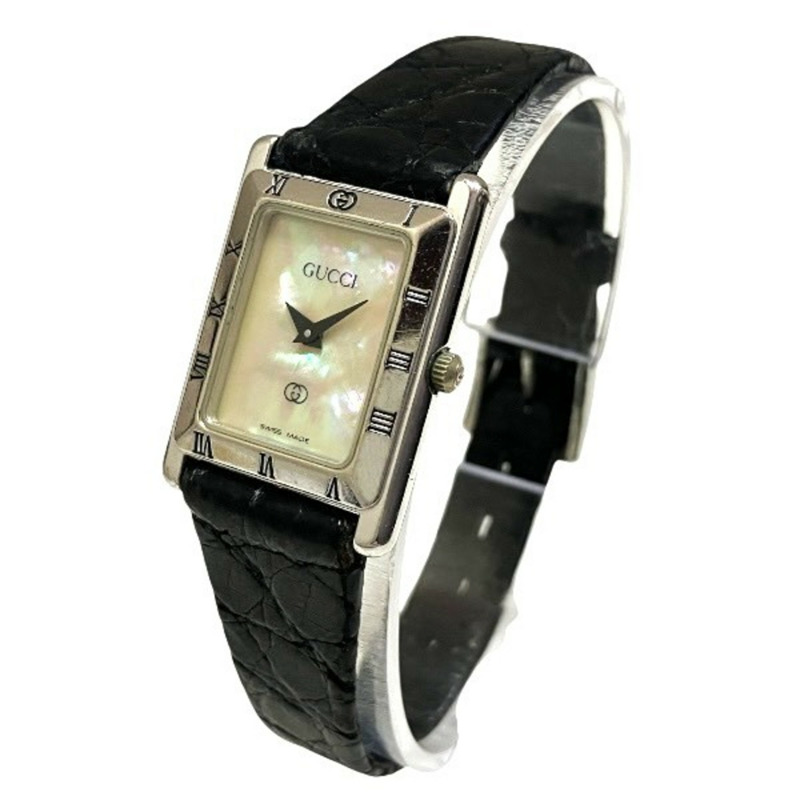 Gucci 4200SL 石英純銀女錶-1