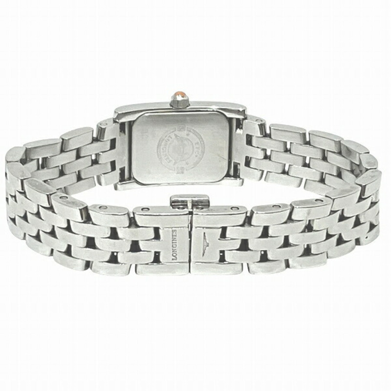 浪琴 DolceVita L5.158.4 粉紅錶盤石英女錶-5