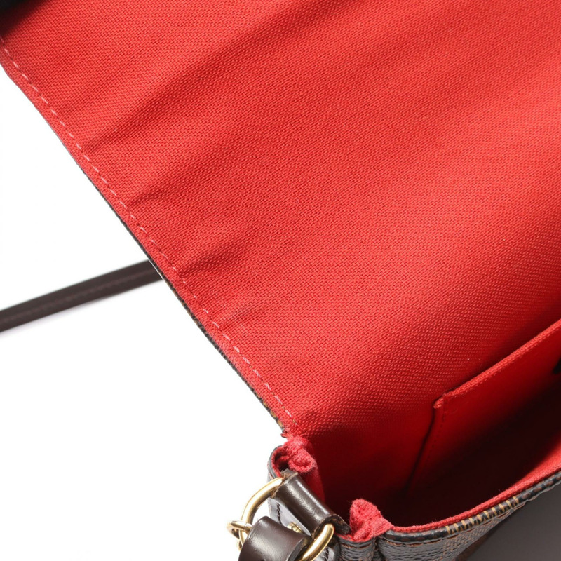 路易威登 Favorite PM 單肩手提包 N41276 Damier Ebene 棕色 二手女士-6