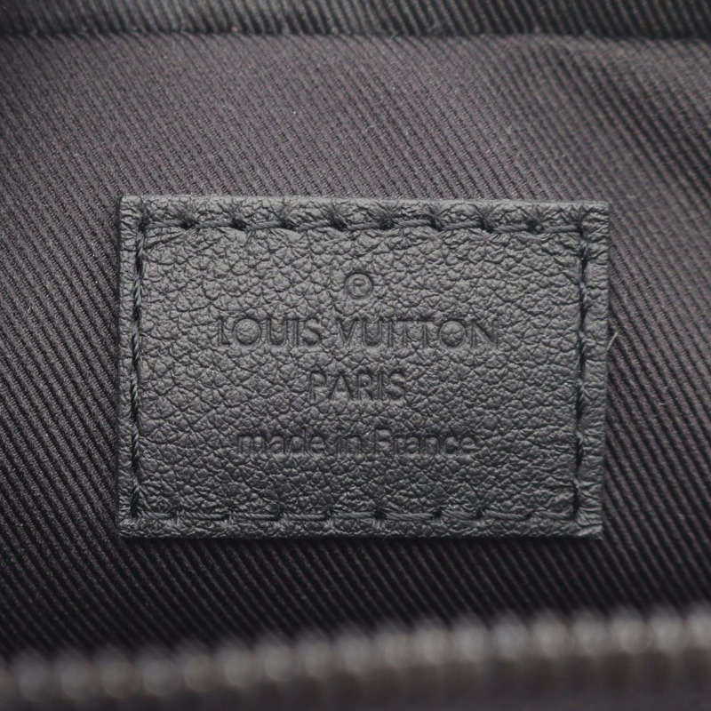 路易威登 Trio Messenger 肩背包 M46602 Monogram Shadow 皮革 BK 二手-3