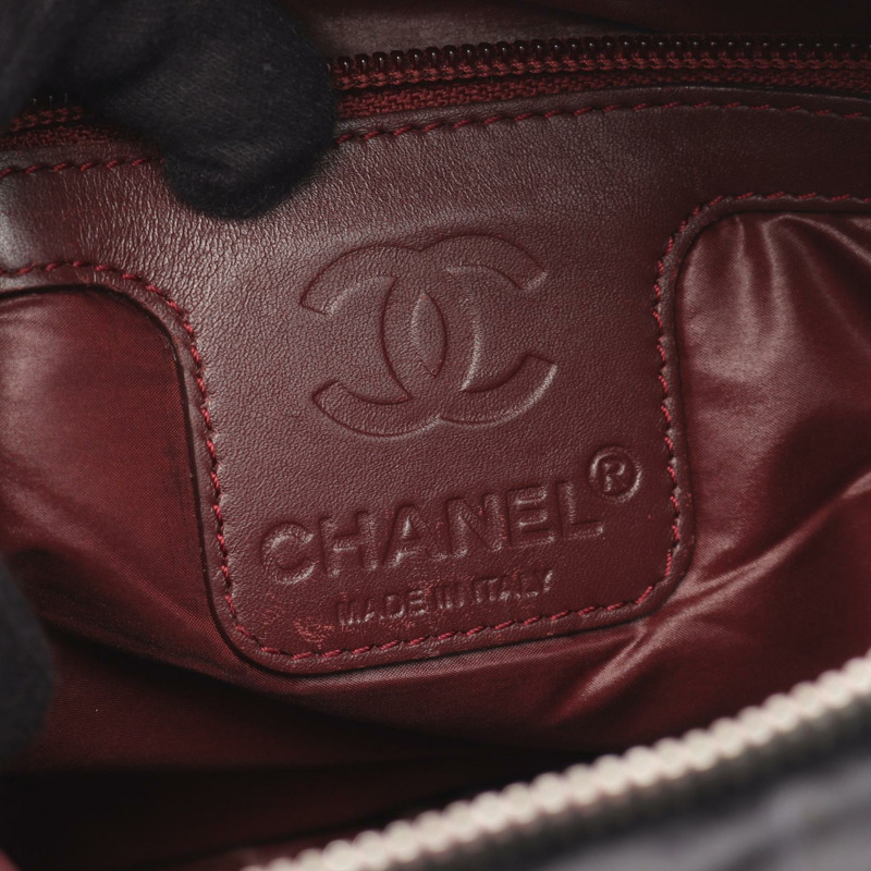 香奈兒 Coco Cocoon 小號斜背肩背包 尼龍 黑色 二手 SHW-3