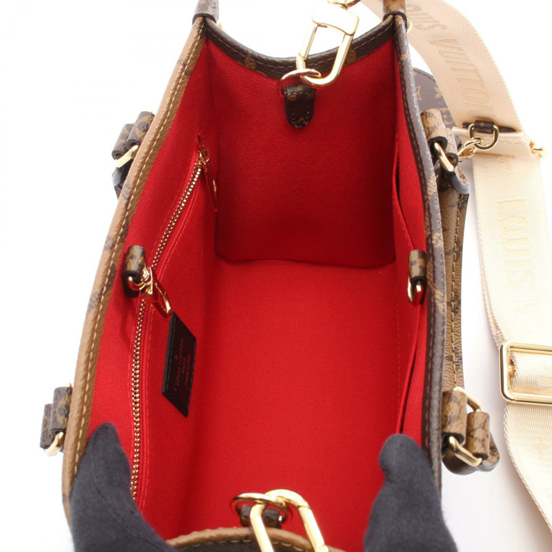 路易威登 On the Go PM 單肩手提包 M46373 Monogram Giant Reverse 二手-2