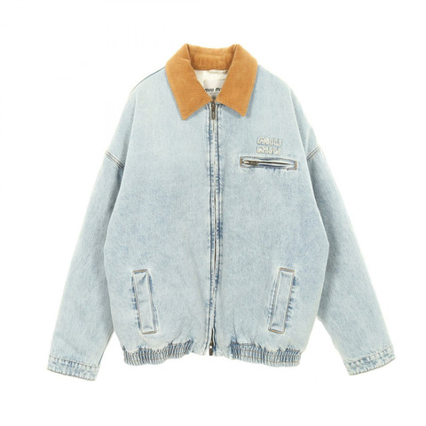 Miu Miu 牛仔外套/短外套/棉質外套/藍棕色二手女款 #40