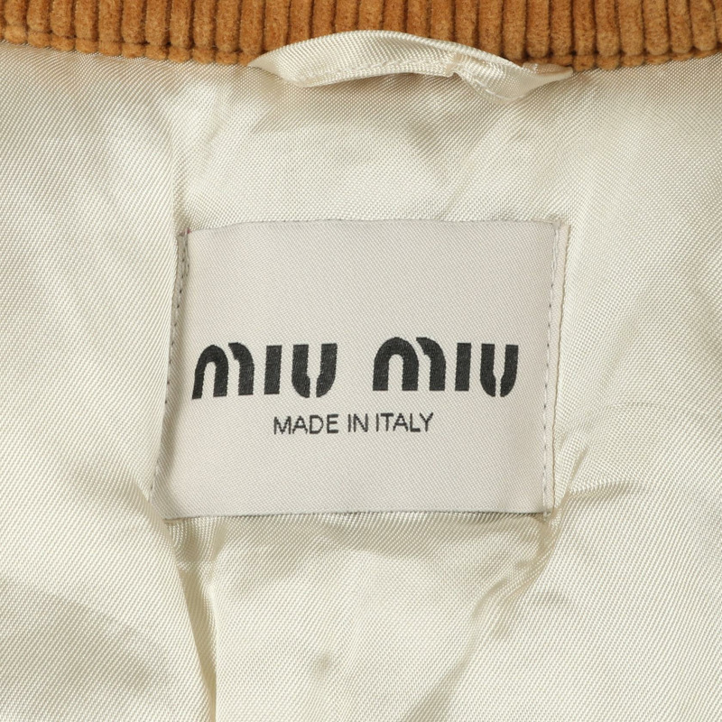 Miu Miu 牛仔外套/短外套/棉質外套/藍棕色二手女款 #40-2