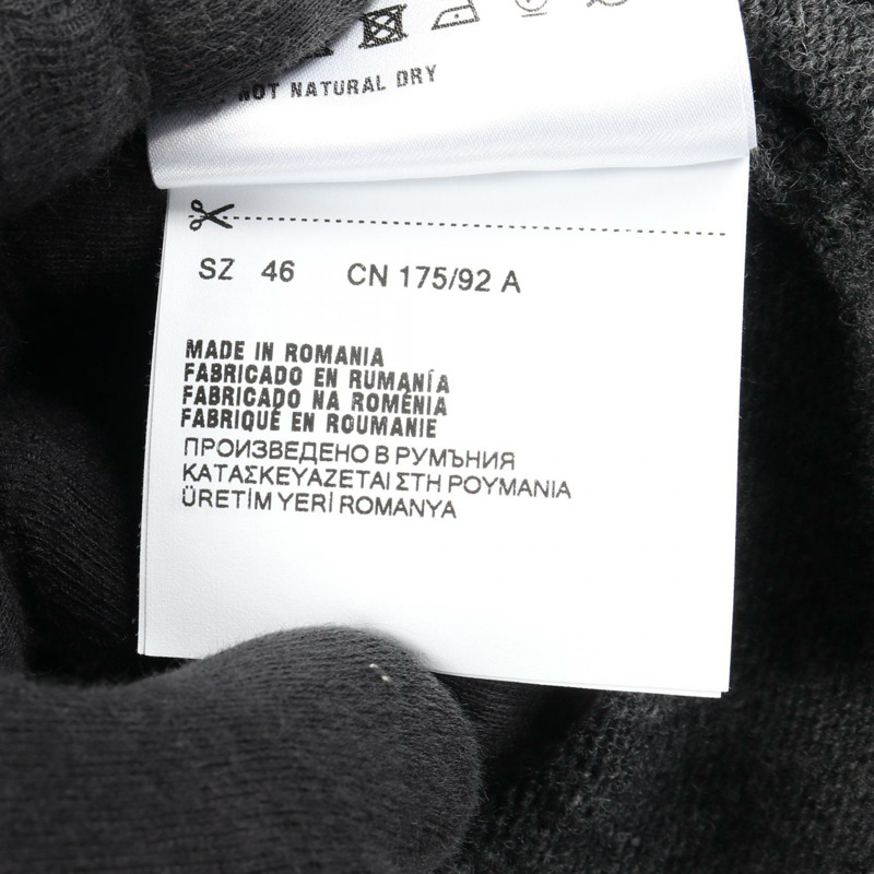 Miu Miu 羊毛灰色開襟毛衣，二手男款 #46-4