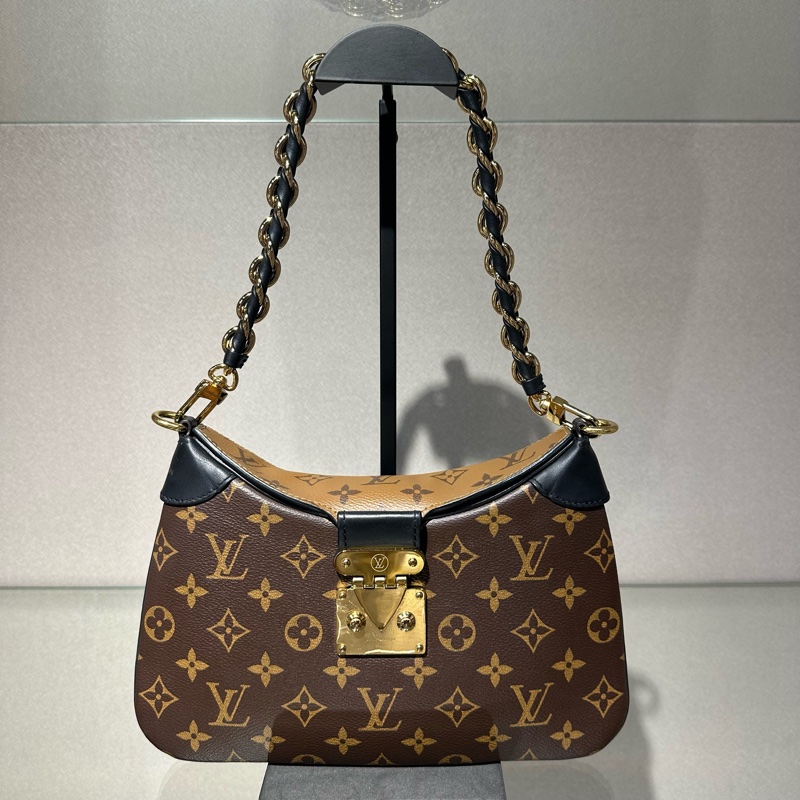 LOUIS VUITTON 路易威登Twinny 老花 牛角包手提斜挎单肩包-0