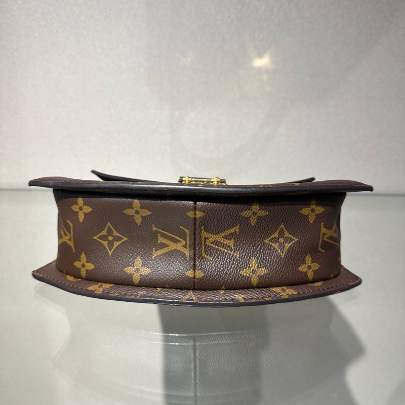 LOUIS VUITTON TILSITT 老花满印可拆卸可调节肩带扇子包 单肩手提包-4