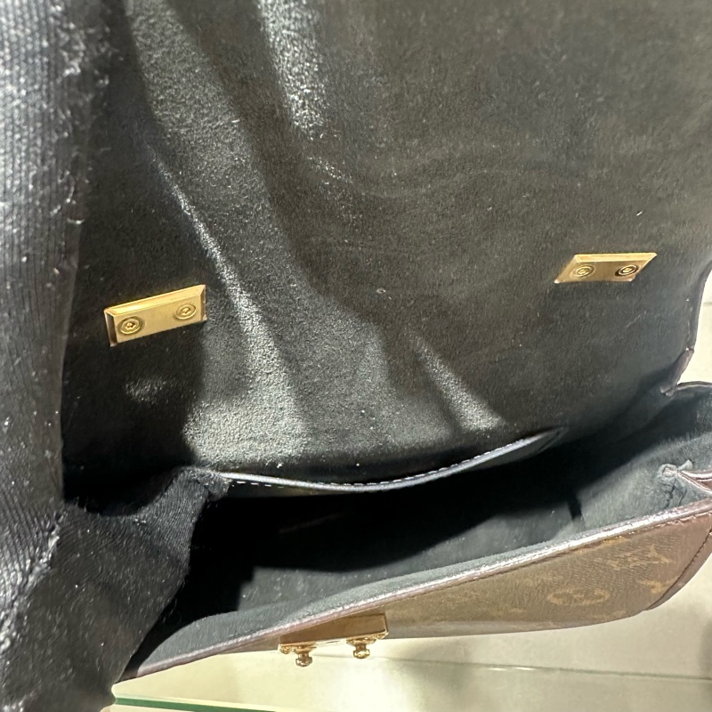 LOUIS VUITTON TILSITT 老花满印可拆卸可调节肩带扇子包 单肩手提包-7