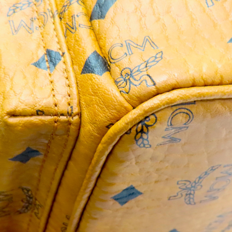 棕色 塗層帆布 Visetos 系列 Stark後背包【MCM】-14