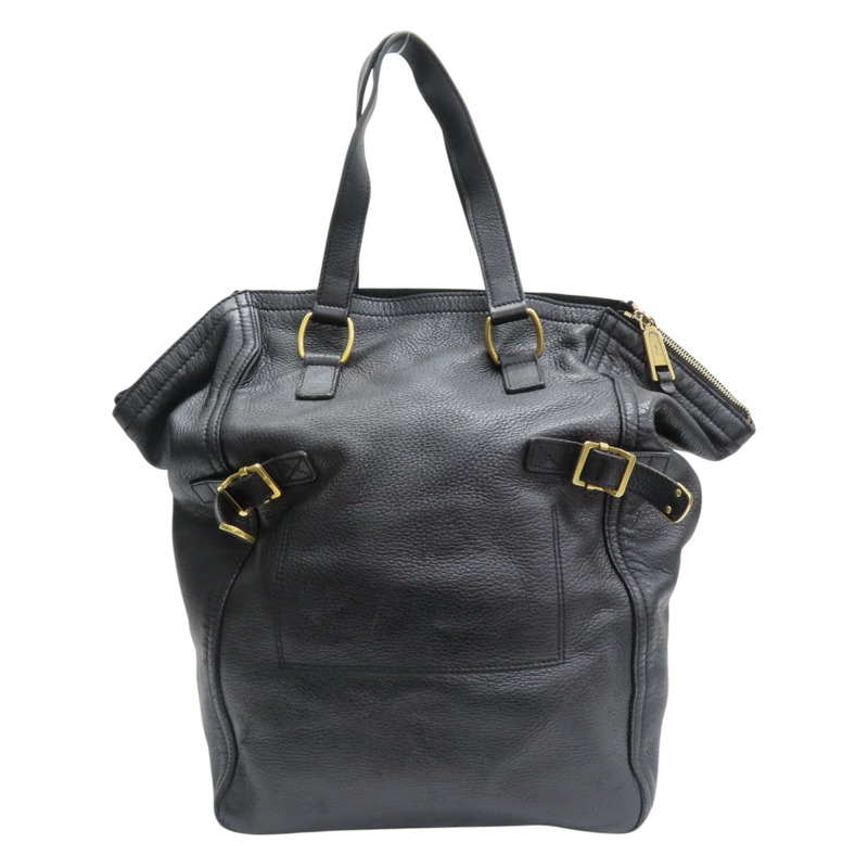 黑色 牛皮 托特包【SAINT LAURENT 聖羅蘭】 172459-1