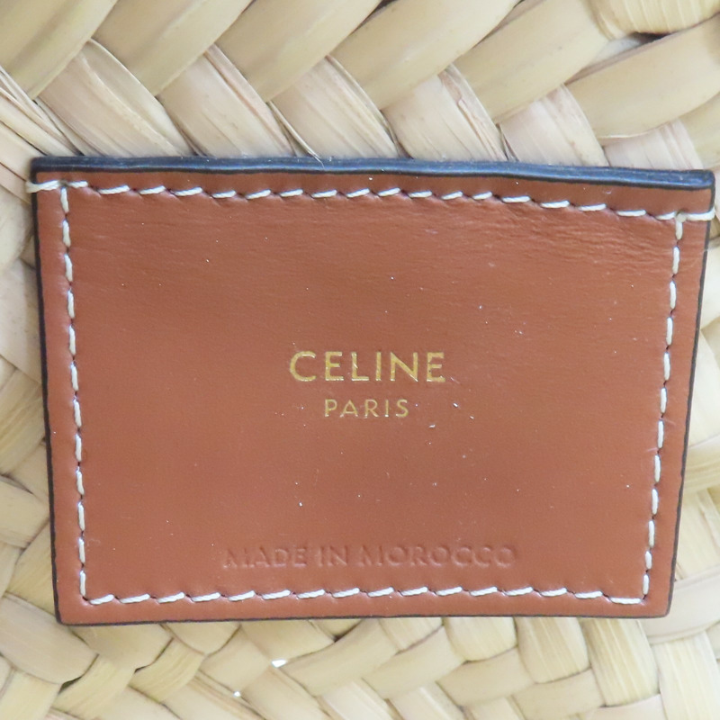 米色藤編 棕色牛皮mini panier 肩背包【Chloe 克羅伊】 10J392EH6.02NT-5