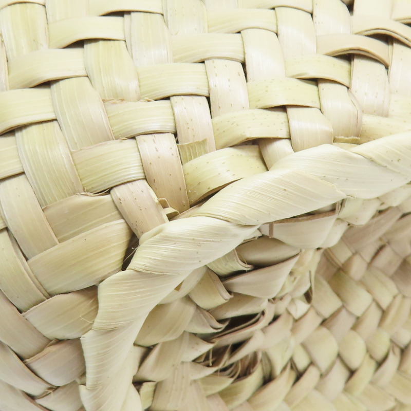 米色藤編 棕色牛皮mini panier 肩背包【Chloe 克羅伊】 10J392EH6.02NT-7