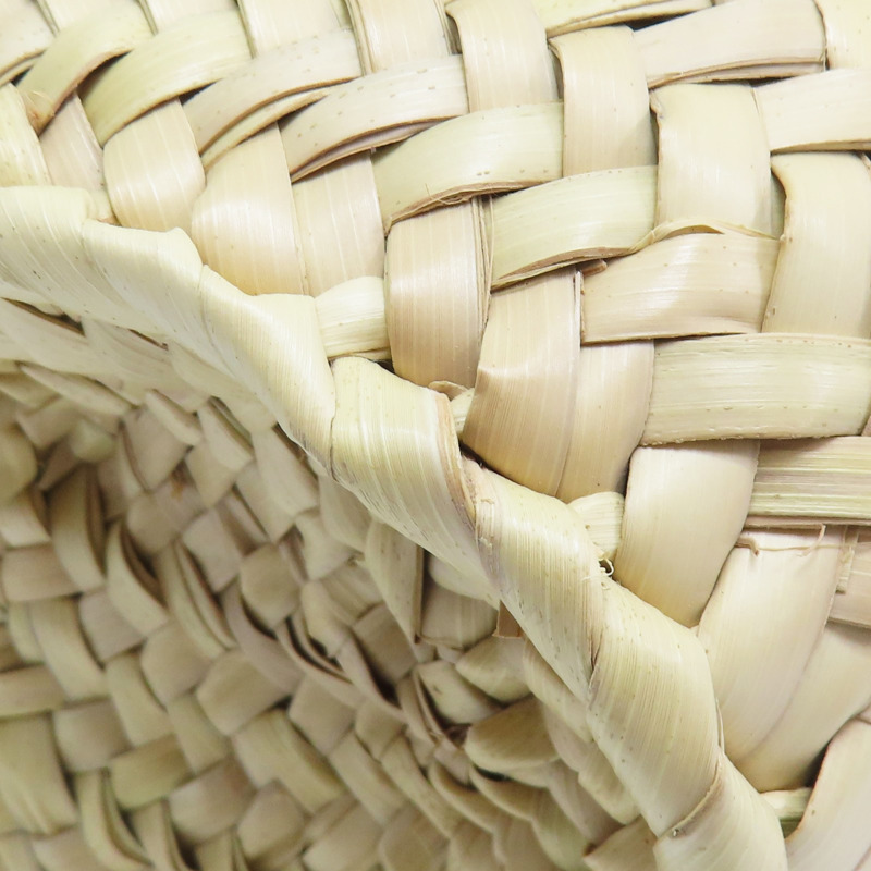 米色藤編 棕色牛皮mini panier 肩背包【Chloe 克羅伊】 10J392EH6.02NT-8