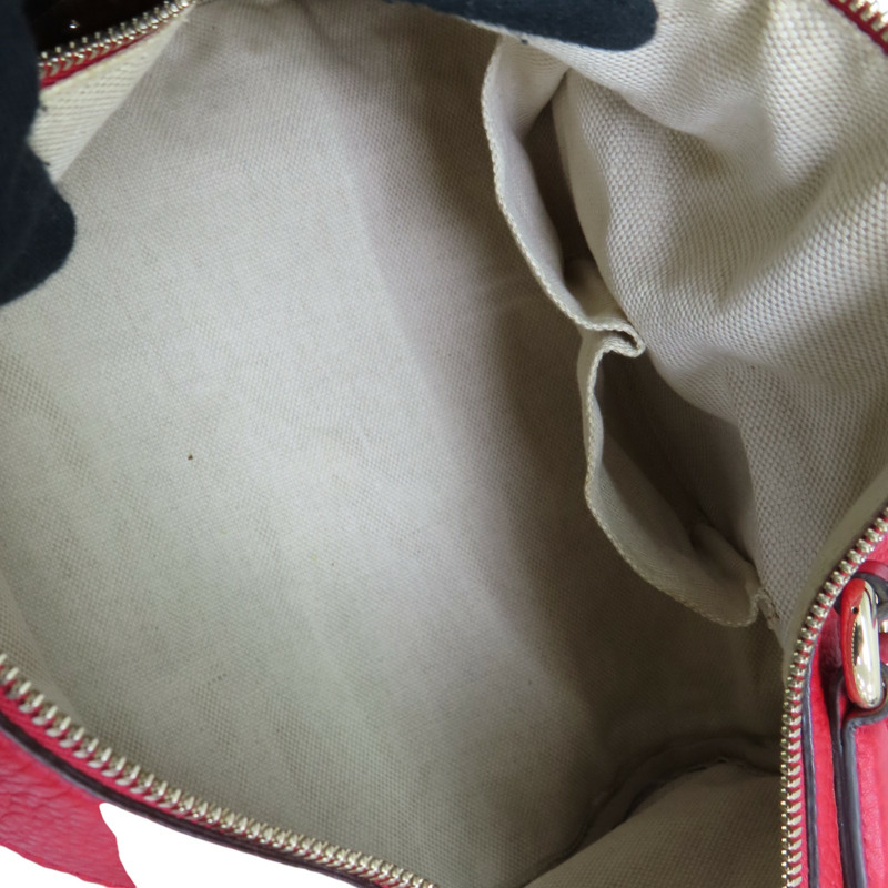 紅色 牛皮 波士頓 手提包【GUCCI 古馳】 282302-5