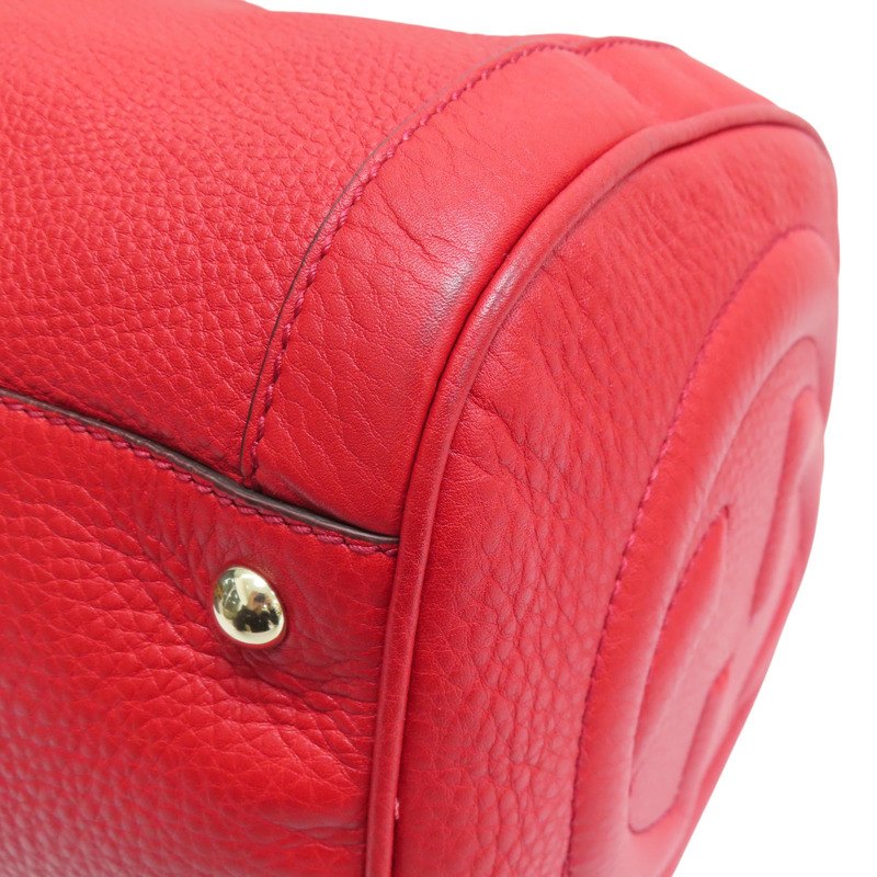 紅色 牛皮 波士頓 手提包【GUCCI 古馳】 282302-10