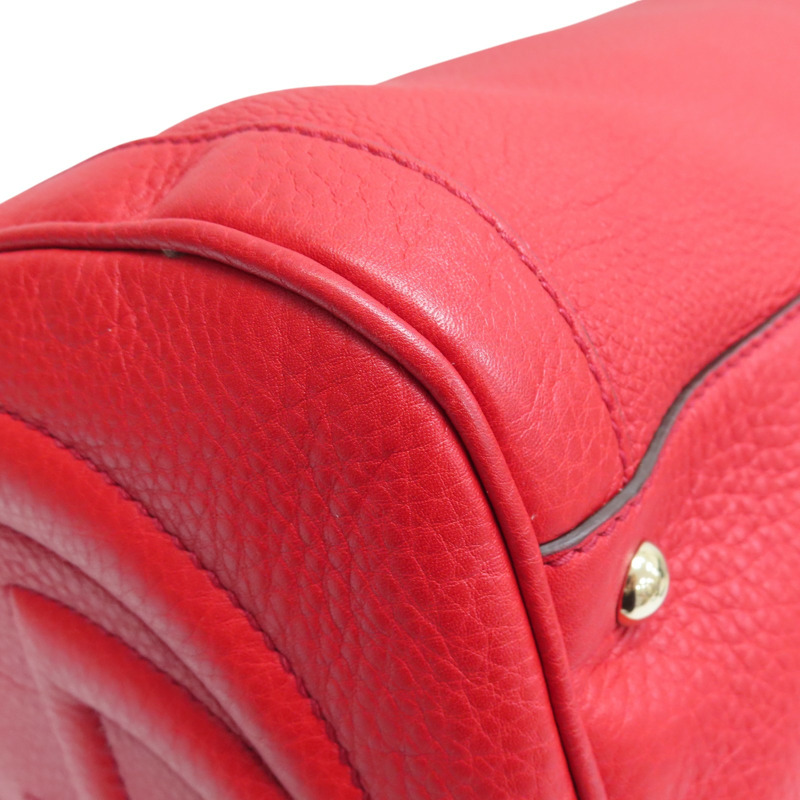 紅色 牛皮 波士頓 手提包【GUCCI 古馳】 282302-11