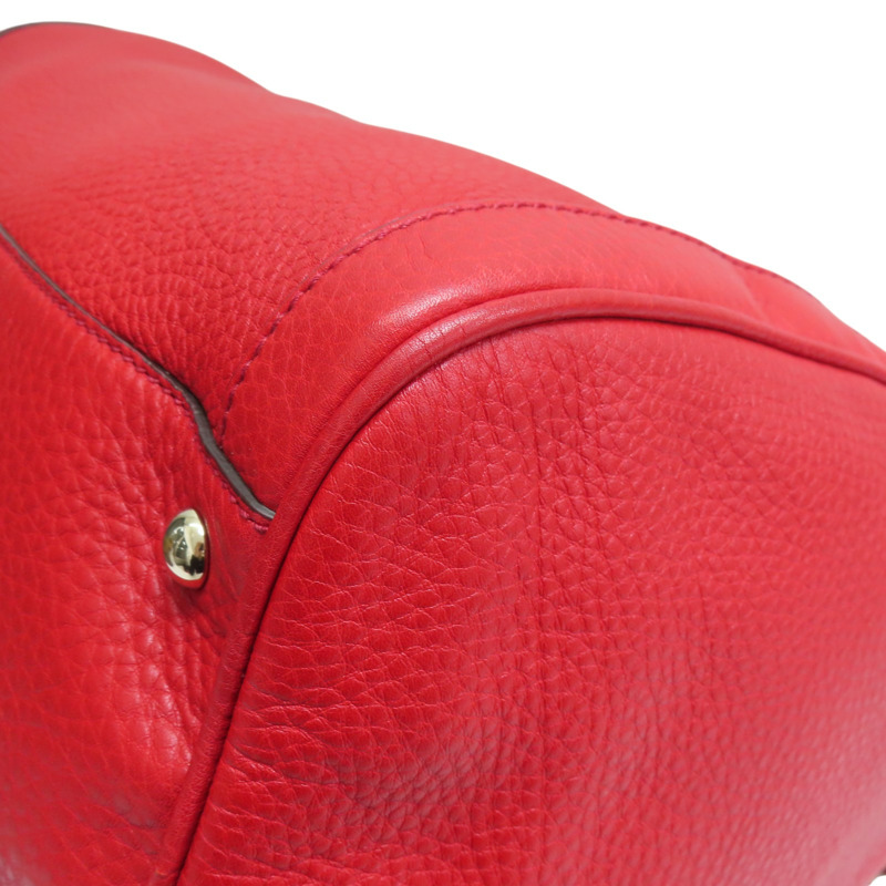 紅色 牛皮 波士頓 手提包【GUCCI 古馳】 282302-12