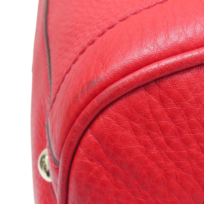 紅色 牛皮 波士頓 手提包【GUCCI 古馳】 282302-13