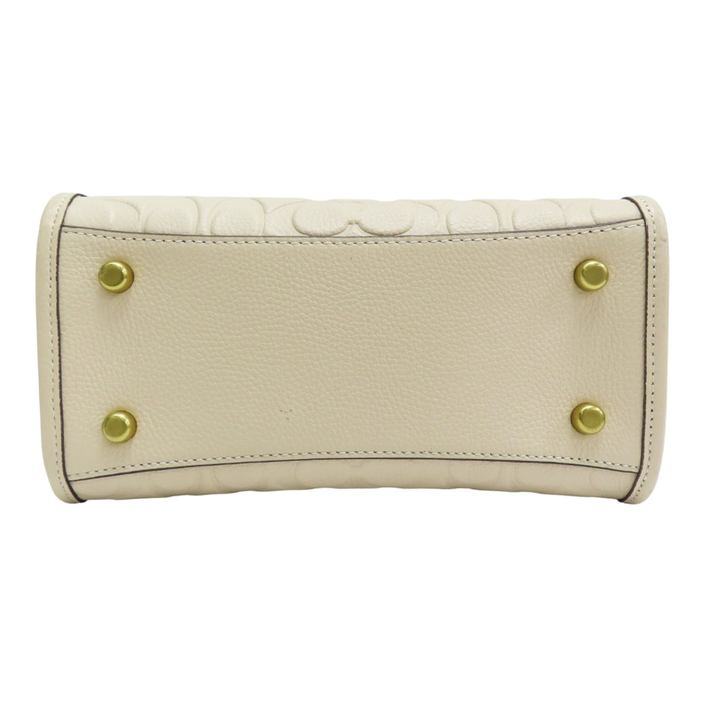 米白色 牛皮 兩用包【COACH 寇馳】 G2139 C4829-3