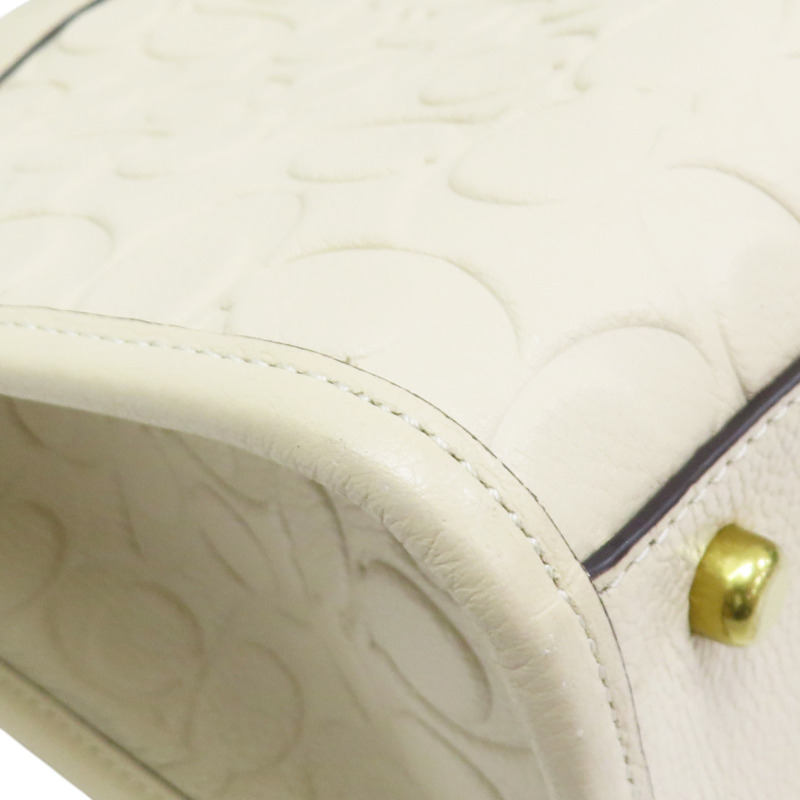 米白色 牛皮 兩用包【COACH 寇馳】 G2139 C4829-8