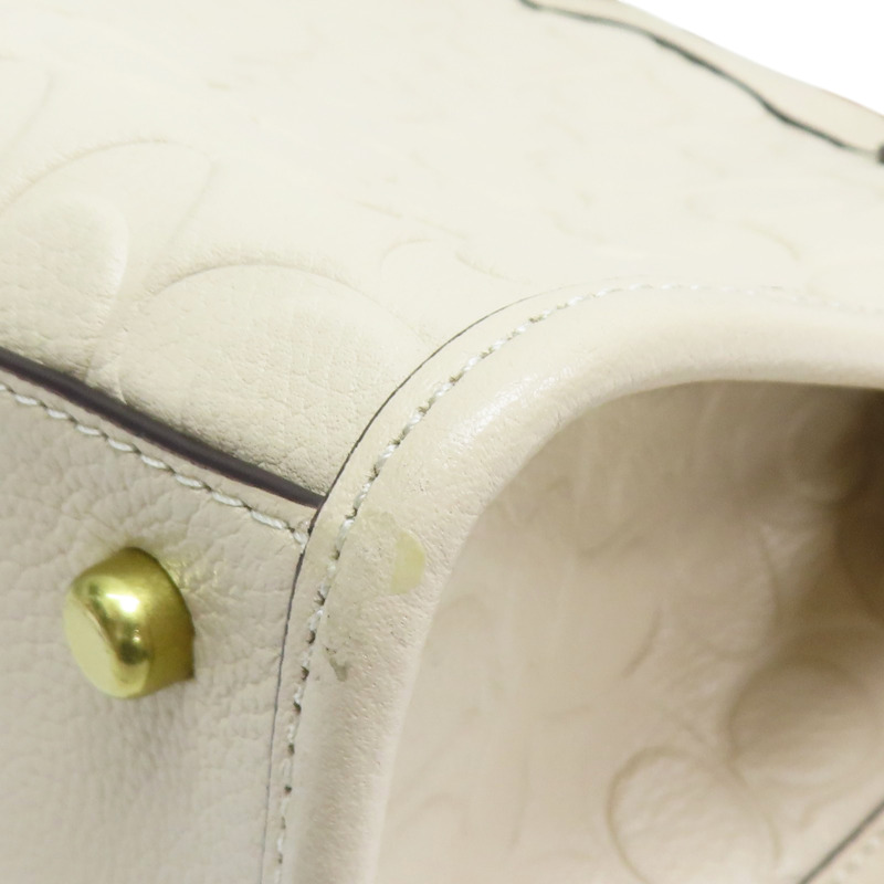 米白色 牛皮 兩用包【COACH 寇馳】 G2139 C4829-9