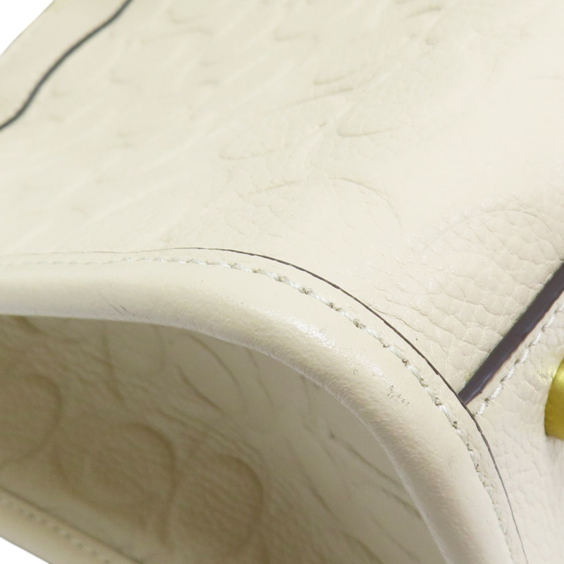 米白色 牛皮 兩用包【COACH 寇馳】 G2139 C4829-10