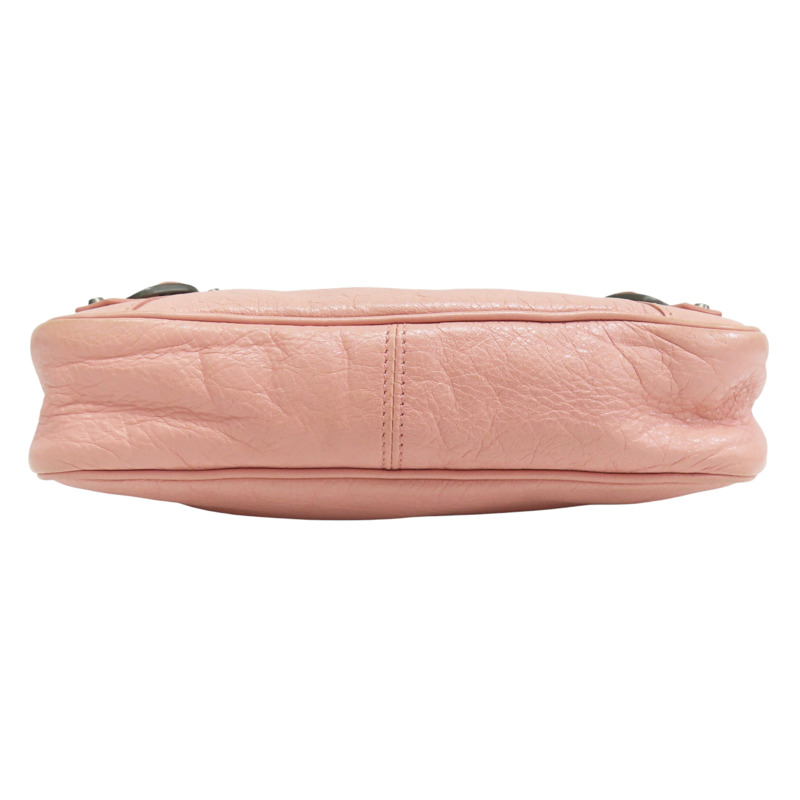 粉色 山羊皮 肩背包【BALENCIAGA 巴黎世家】 #242803-3