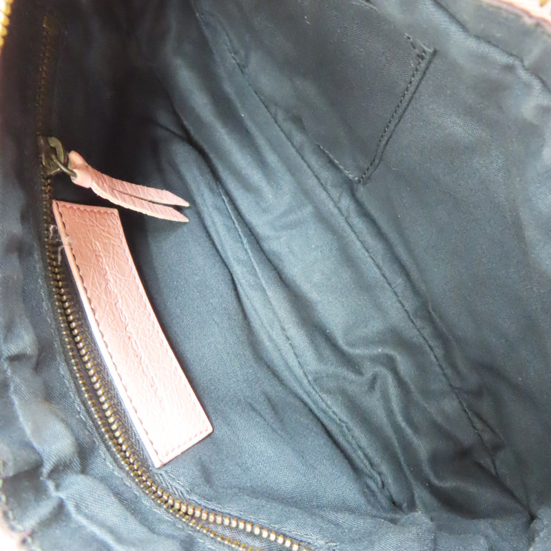 粉色 山羊皮 肩背包【BALENCIAGA 巴黎世家】 #242803-4