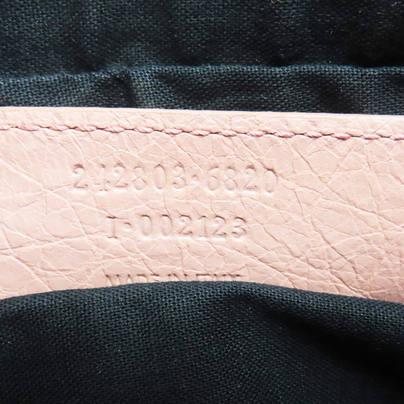 粉色 山羊皮 肩背包【BALENCIAGA 巴黎世家】 #242803-8