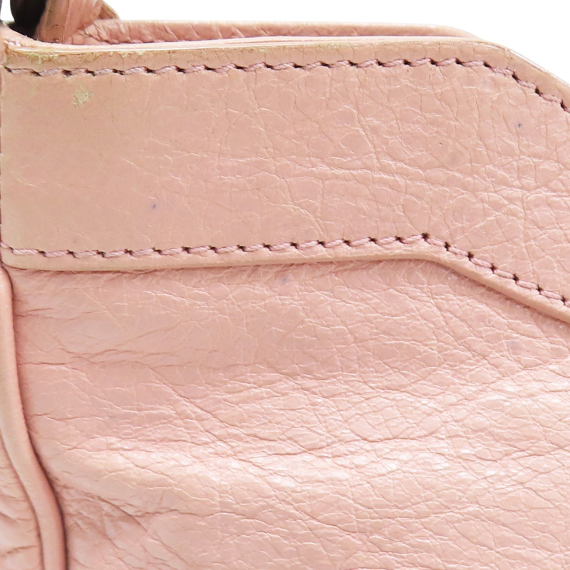 粉色 山羊皮 肩背包【BALENCIAGA 巴黎世家】 #242803-14