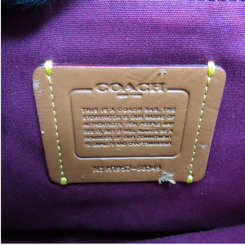 紅色 棕色 牛皮 CASSIE經典帆布斜背手袋 肩背包【COACH 蔻馳】 68349-7