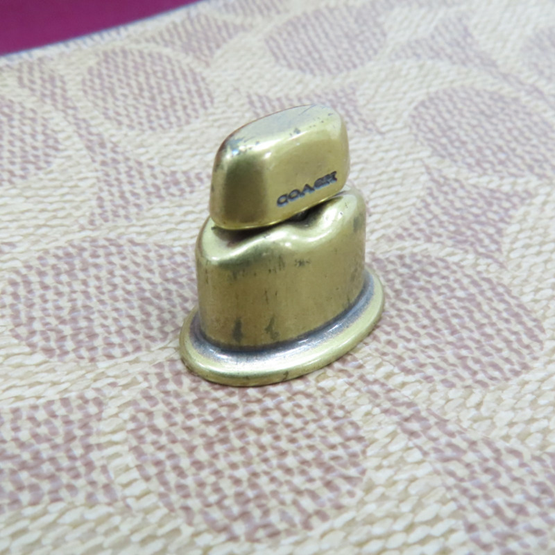 紅色 棕色 牛皮 CASSIE經典帆布斜背手袋 肩背包【COACH 蔻馳】 68349-15