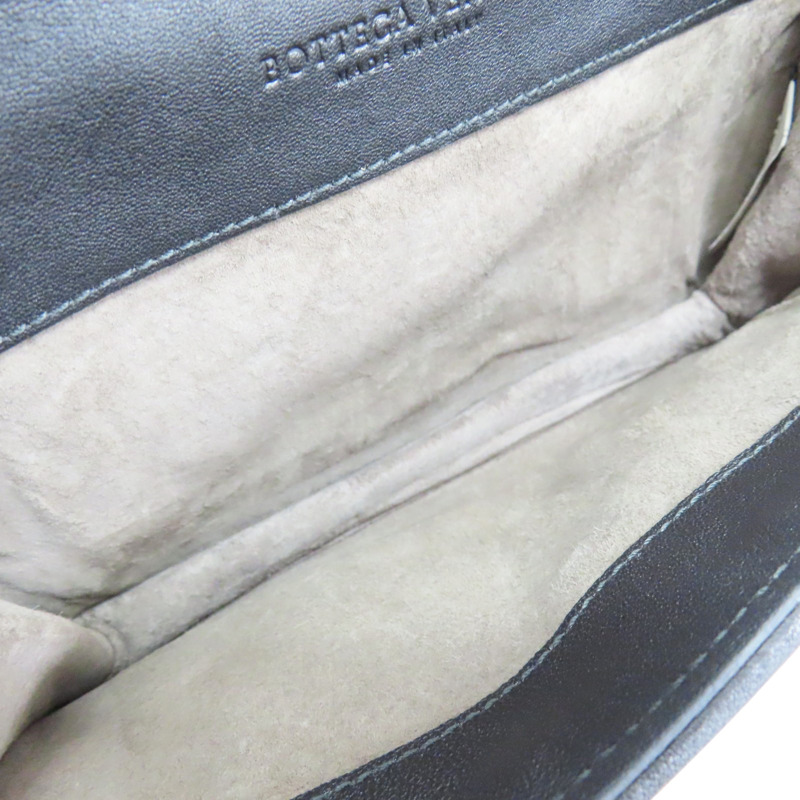 深棕色 羊皮編織 線頭造形 肩背包【BOTTEGA VENETA BV 寶緹嘉】-4